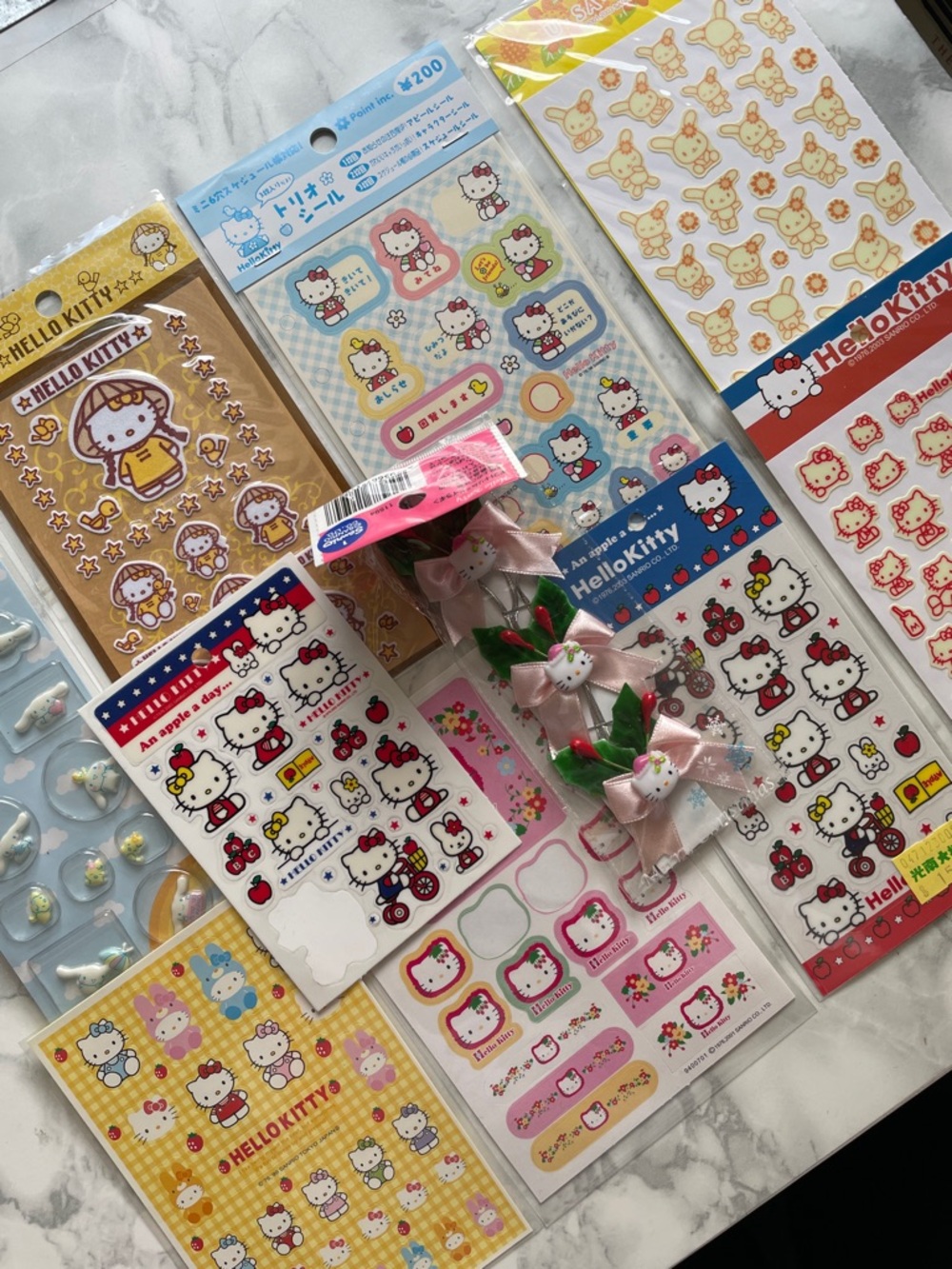 Vintage SANRIO Hello Kitty and Friends STICKER LOT 2000s